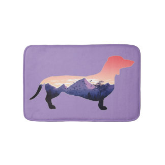 Dachshund Design 226 - Prachtig Natuur Uitzicht Badmat