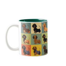 Dachshund Dog Afbeelding Mok