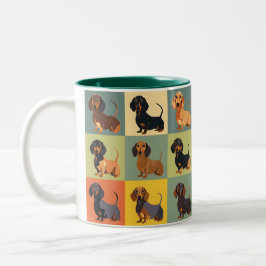 Dachshund Dog Afbeelding Mok