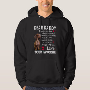 Dachshund Dog Beste papa Funny Dachshund Papa Quo Hoodie