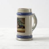 Dachshund Dog Bierpul (Voorkant rechts)