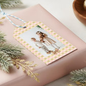 Dachshund Dog Christmas Checkered Sweater Photo Cadeaulabel