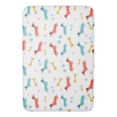 Dachshund Dog Colorful Doxies en Botten Badmat (Voorkant Verticaal)