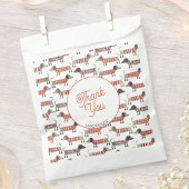 Dachshund Dog Dank u persoonlijk Bedankzakje