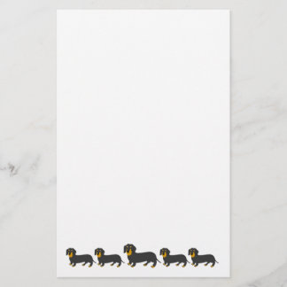 Dachshund Dog Design Briefpapier