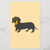 Dachshund Dog Design Dog Grooming Flyer (Achterkant)