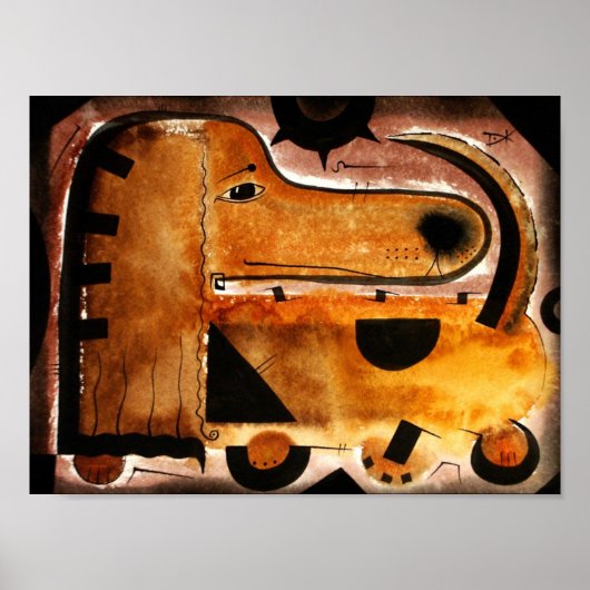 Dachshund dog dk_2005aug8c.jpg poster (Voorkant)