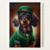 Dachshund Dog en tenue de la Saint Patrick (Dos)