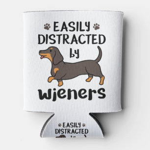 Dachshund Dog, gemakkelijk verstoord door Wenen Blikjeskoeler