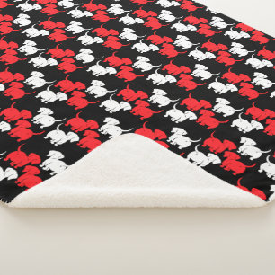 Dachshund Dog Gifts Sherpa Deken