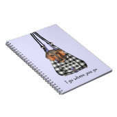 Dachshund Dog in een tas Notitieboek (Rechterzijde)