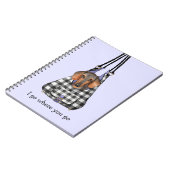 Dachshund Dog in een tas Notitieboek (Linkerzijde)