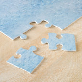 Dachshund Dog in kerstcadeauwagen Legpuzzel (Zijkant)