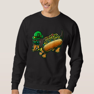 Dachshund Dog Leprechau St Patrick Day Saint Paddy Trui