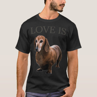 Dachshund Dog mam Pap Mannen Vrouwen Kind Gift Dox T-shirt