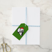 Dachshund Dog met kerstkerstkerstkerstkerstkerstke Cadeaulabel (Met Touw)