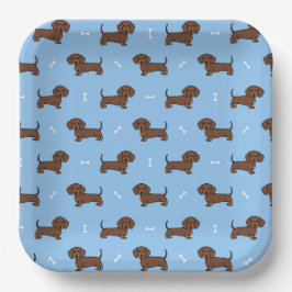 Dachshund Dog Papieren Bordje