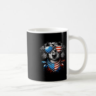 Dachshund Dog Patriotic 4th of July Amerikaans Fin Koffiemok