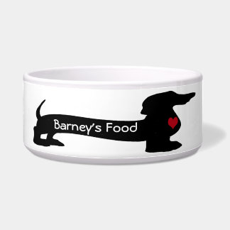  Dachshund Dog Pet Bowl Voerbakje