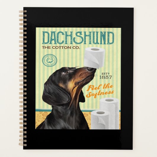 Dachshund Dog Planner (Voorkant)