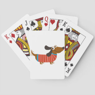 Dachshund Dog Pokerkaarten