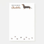Dachshund Dog Post-It Notes (Voorkant)