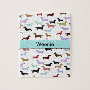 Dachshund Dog Puzzle Legpuzzel