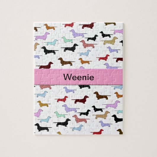 Dachshund Dog Puzzle Legpuzzel (Verticaal)