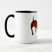 Dachshund Dog Ringer Combo Mok (Links)