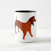 Dachshund Dog Ringer Combo Mok (Midden)