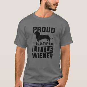 Dachshund Dog schreef over een beetje weiner T-shirt