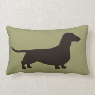 Dachshund Dog Silhouette Wiener Hondenliefhebber Kussen