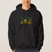 Dachshund Dog St Patrick's Day Shamrock Green Pet Hoodie (Voorkant)