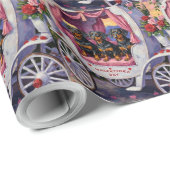 Dachshund Dog Valentine's Day Cadeaupapier (Rol Hoek)