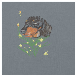 Dachshund Dogs Stof