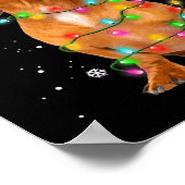 Dachshund Dogs Tree Christmas Xmas Gifts For Pet D Poster (Hoek)