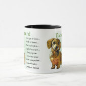 Dachshund Dons, Dachshund Beverage Mugs (Centre)