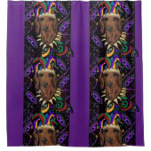 Dachshund Douchegordijn (Voorkant)