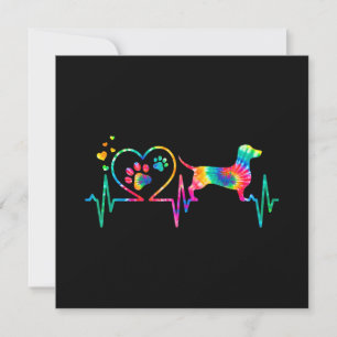 Dachshund Doxie Weenie Moeder Vader Hartslag Cadea Kaart