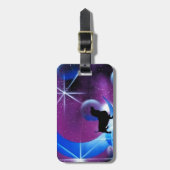 Dachshund Dreams Bagagelabel (Voorkant verticaal)