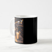 Dachshund Drinkt IJskoude Koffie Grappig Dieren Me Koffiemok (Voorkant links)