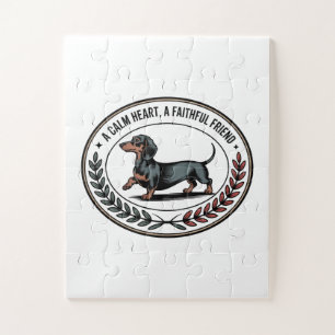 Dachshund Een Kalm Hart, Een Trouw Vriend Legpuzzel