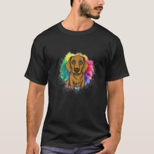 Dachshund Eigenaar Sause Dog Doxie Wiener Women Da T-shirt