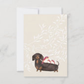 Dachshund- en vogelfamilie (Achterkant)