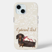 Dachshund- en vogelfamilie Case-Mate iPhone case (Achterkant)