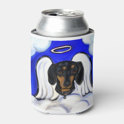 Dachshund Engel Blikjeskoeler (Blikje Voorkant)