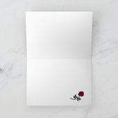 Dachshund et un carte de remerciements de dessin a (Intérieur)