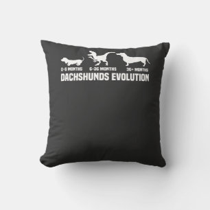 Dachshund Evoluties Kussen