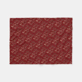 Dachshund Fleece Blanket (Voorkant (Horizontaal))