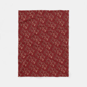 Dachshund Fleece Blanket Deken